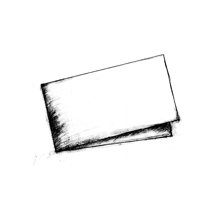 Klapp-Visitenkarten (170 x 55 mm)