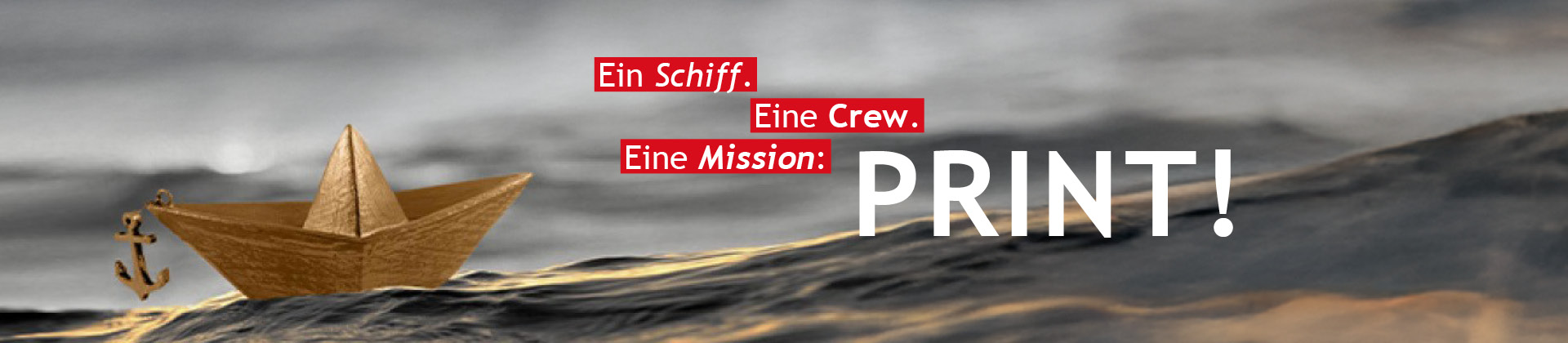 Wir produzieren nachhaltigen Print - und lieben es!